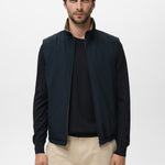 Mango outer vest nadast in Navy