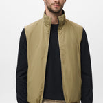 Mango outer vest nadast in Navy - D6