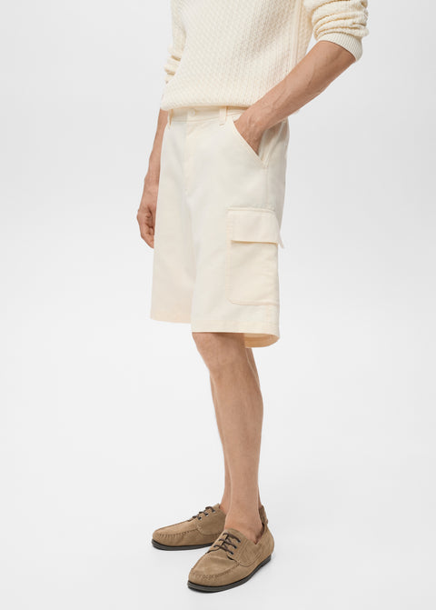 Mango bermudas lido in raw