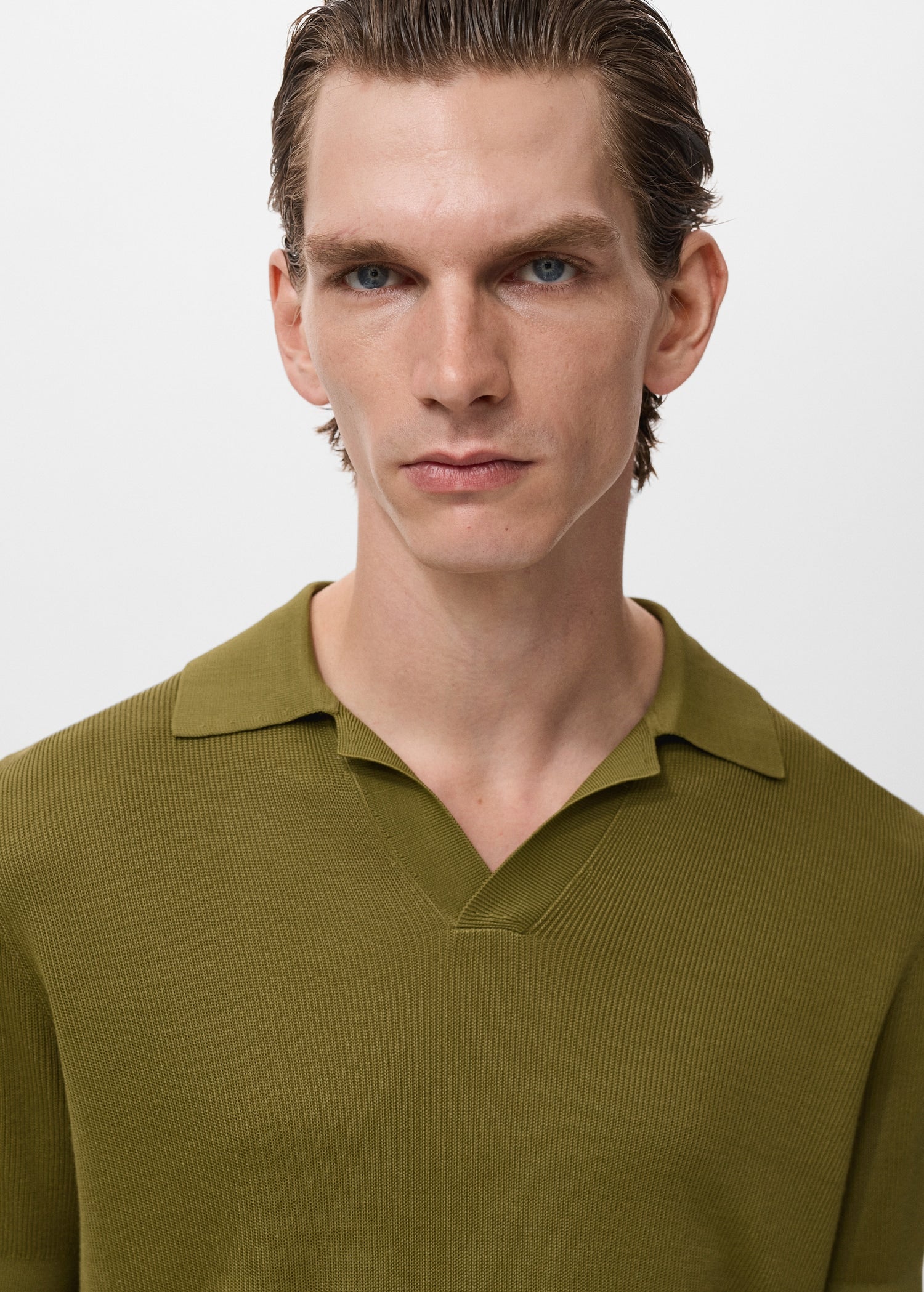 Mango poloshirt boda in Green - D1