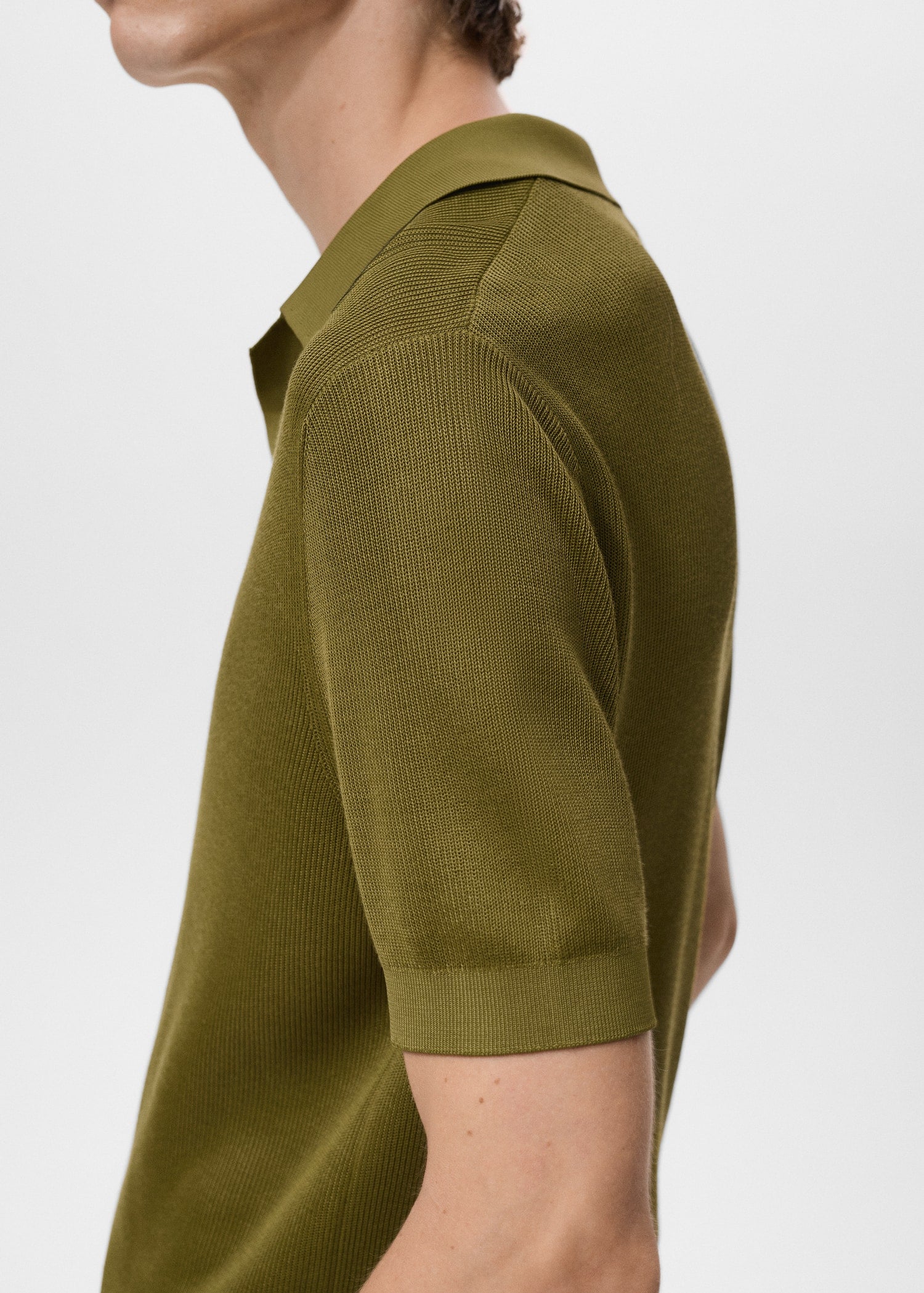 Mango poloshirt boda in Green - D6