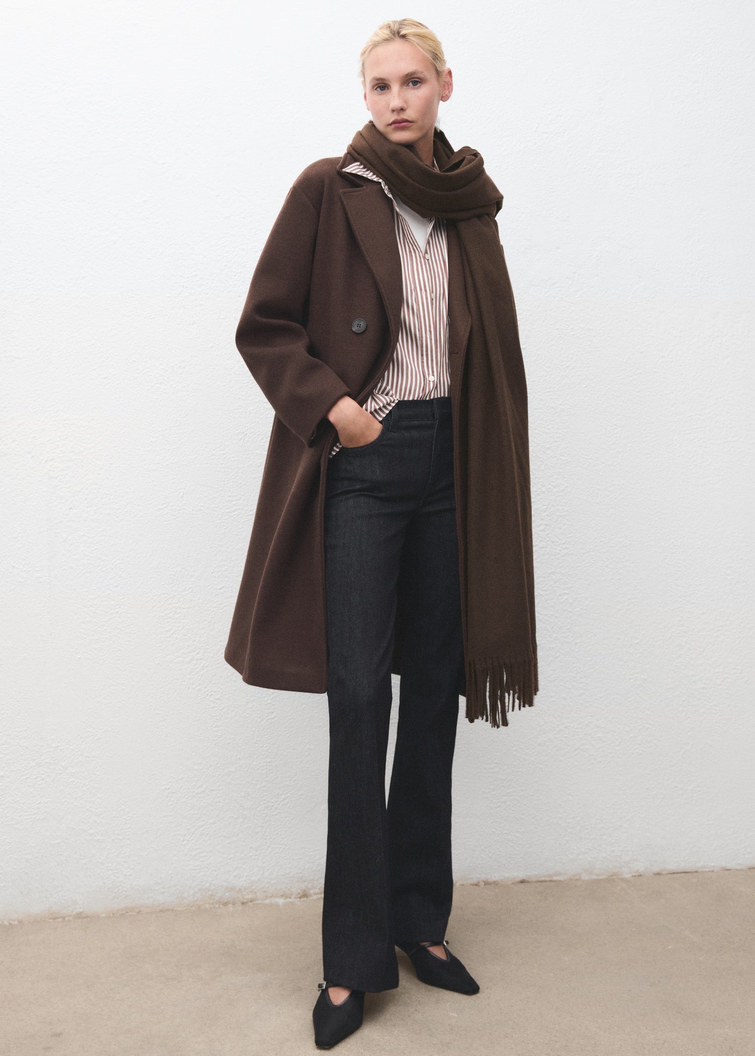 Mango scarf sweet in Chocolate - 99999999_01