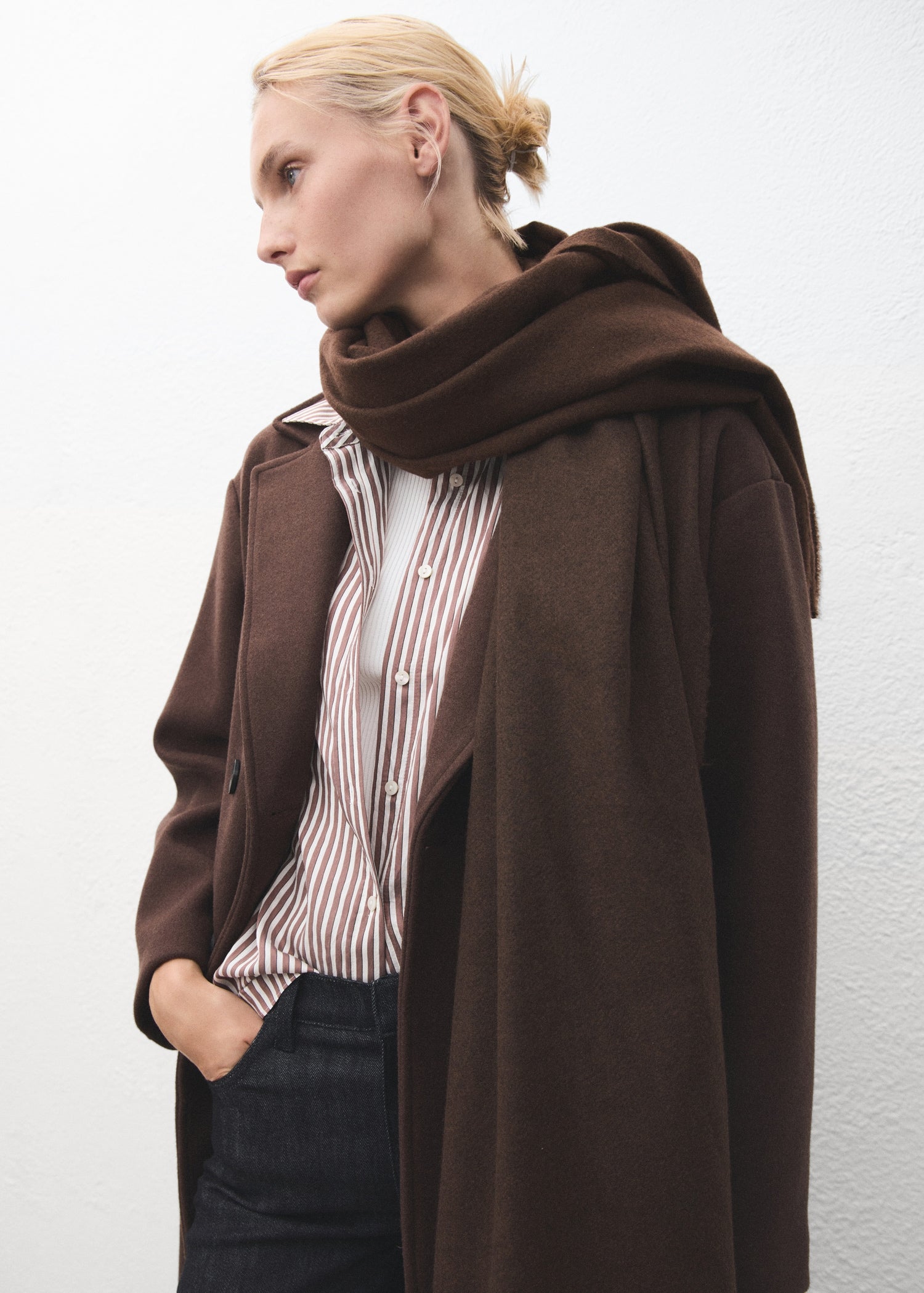 Mango scarf sweet in Chocolate - D9