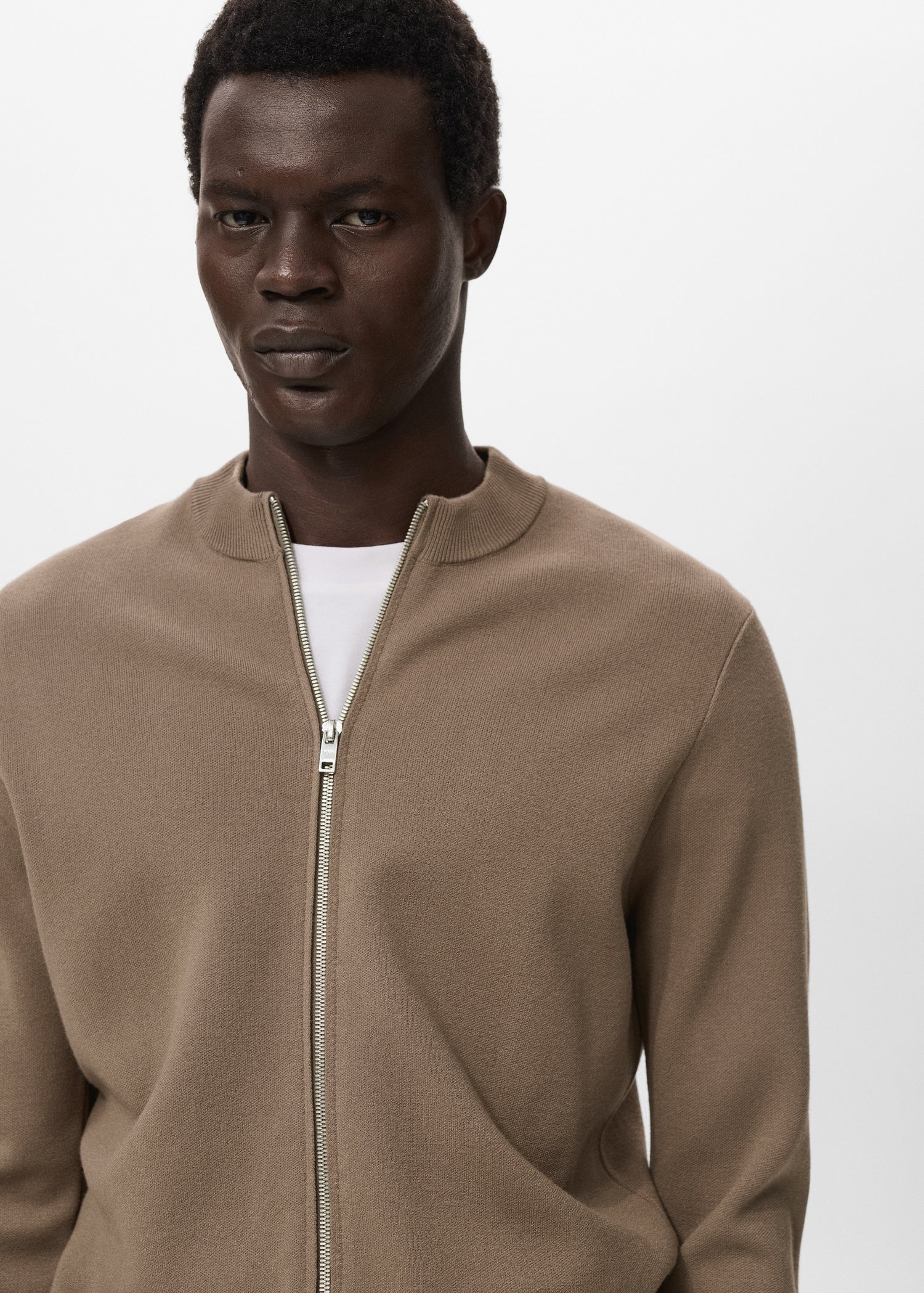 Mango cardigan luxusc in Taupe - D1