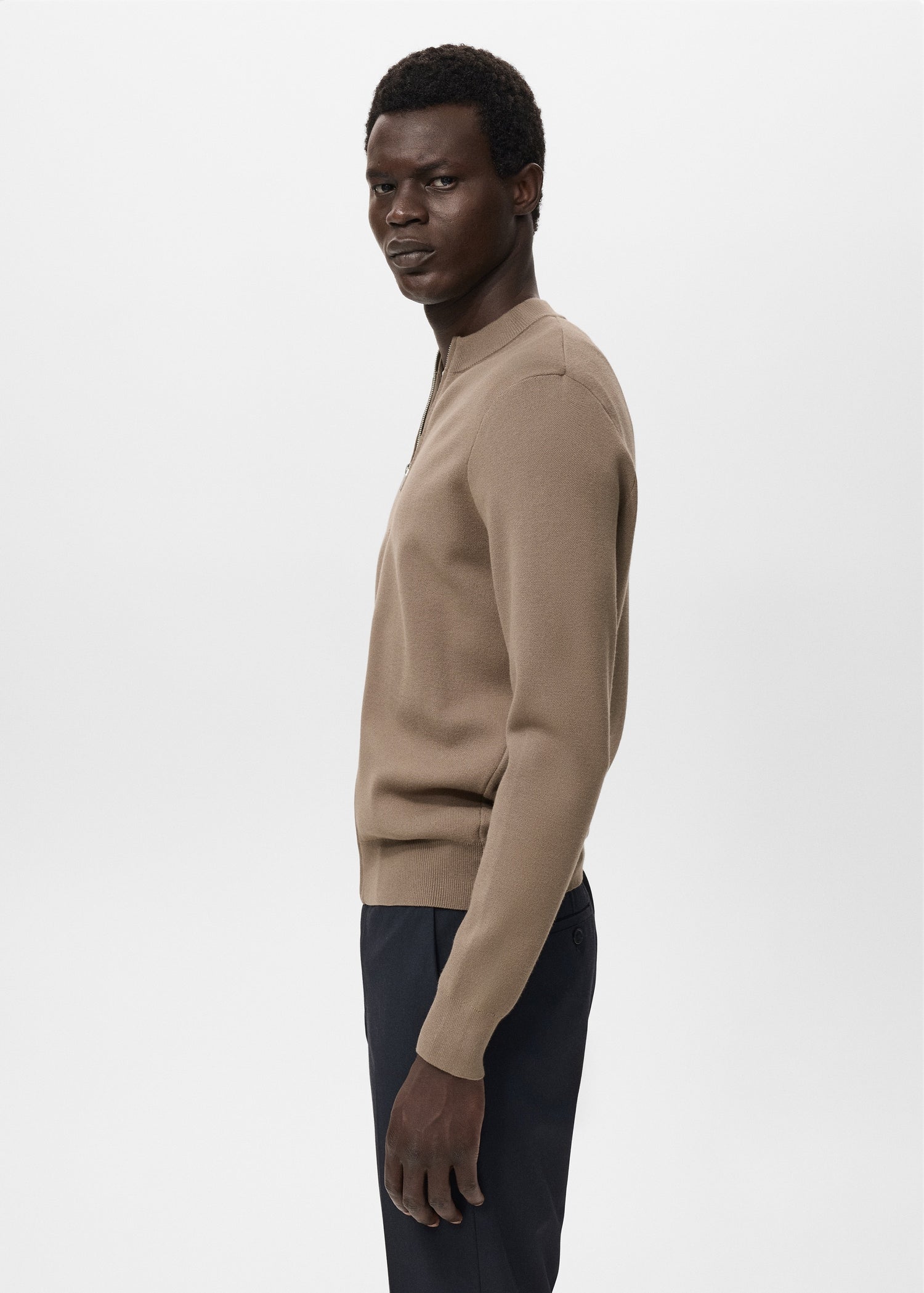 Mango cardigan luxusc in Taupe - D2