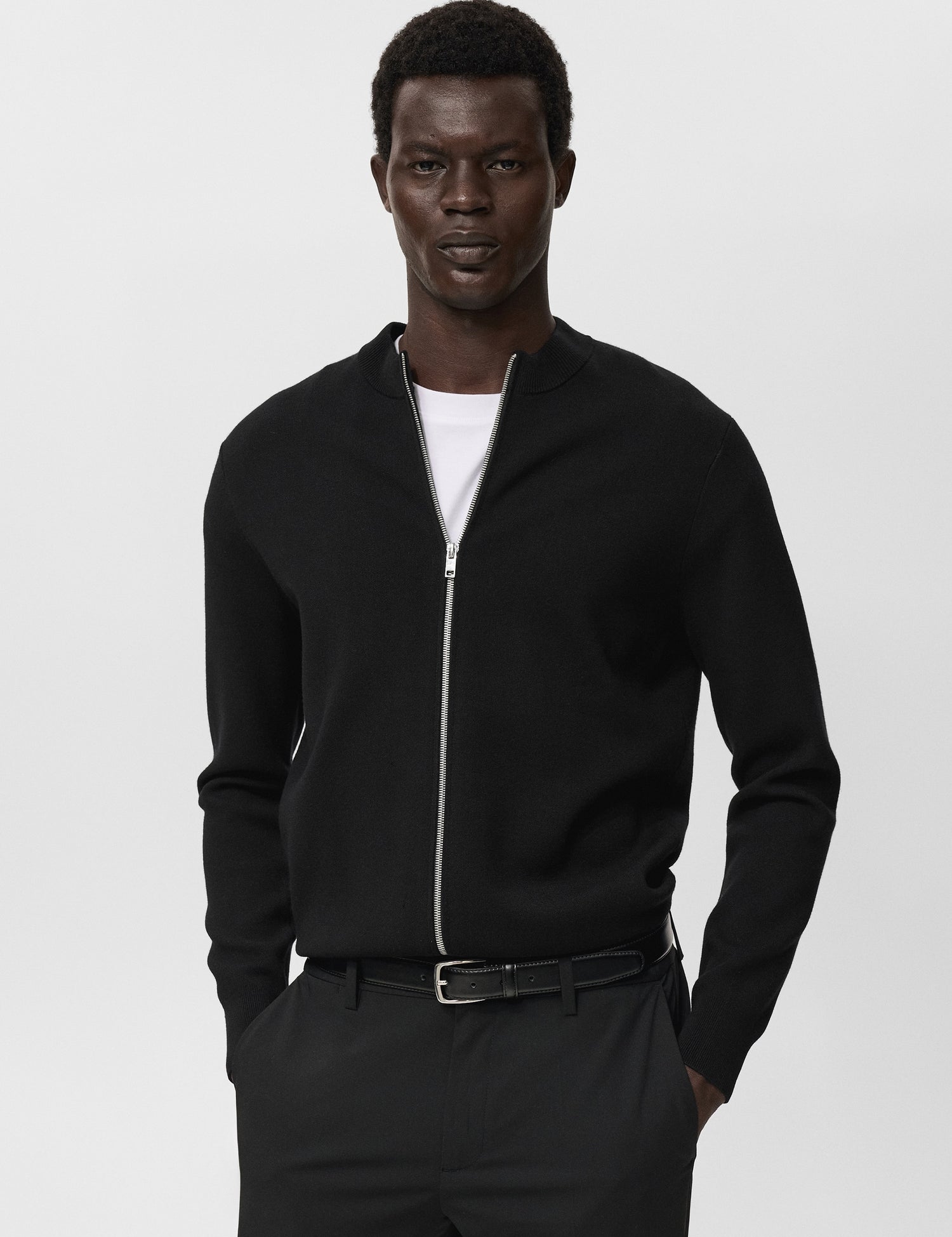 Mango cardigan luxusc in Black