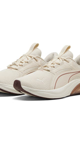 PUMA cell thrill dash sneakers unisex in alpine snow and warm white