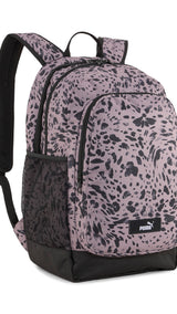 PUMA academy 29L all-over print backpack in sandstone