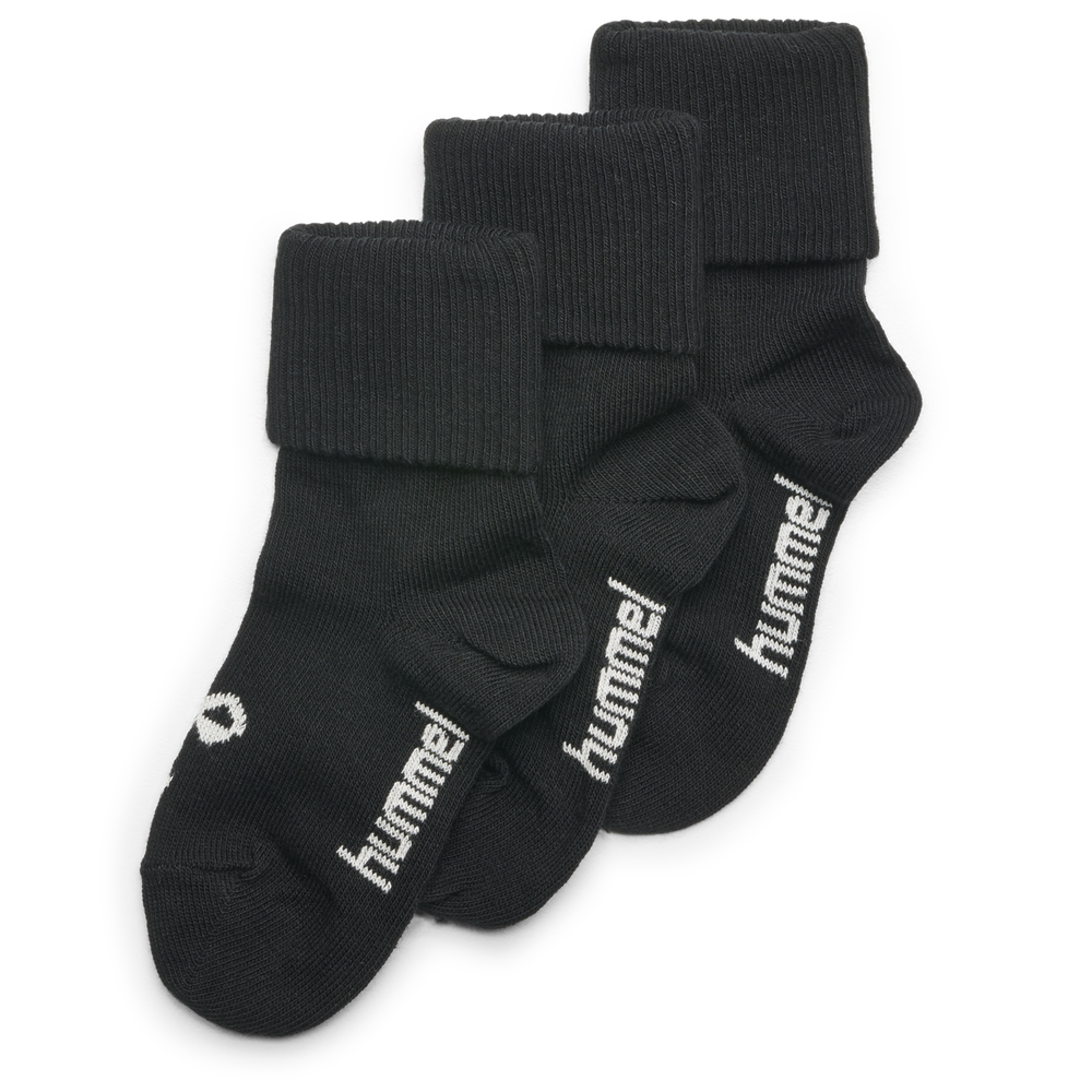 Hummel sora 3 pack sock in black - Image 1