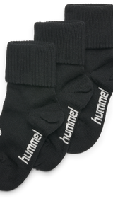 Hummel sora 3 pack sock in black - Image 1