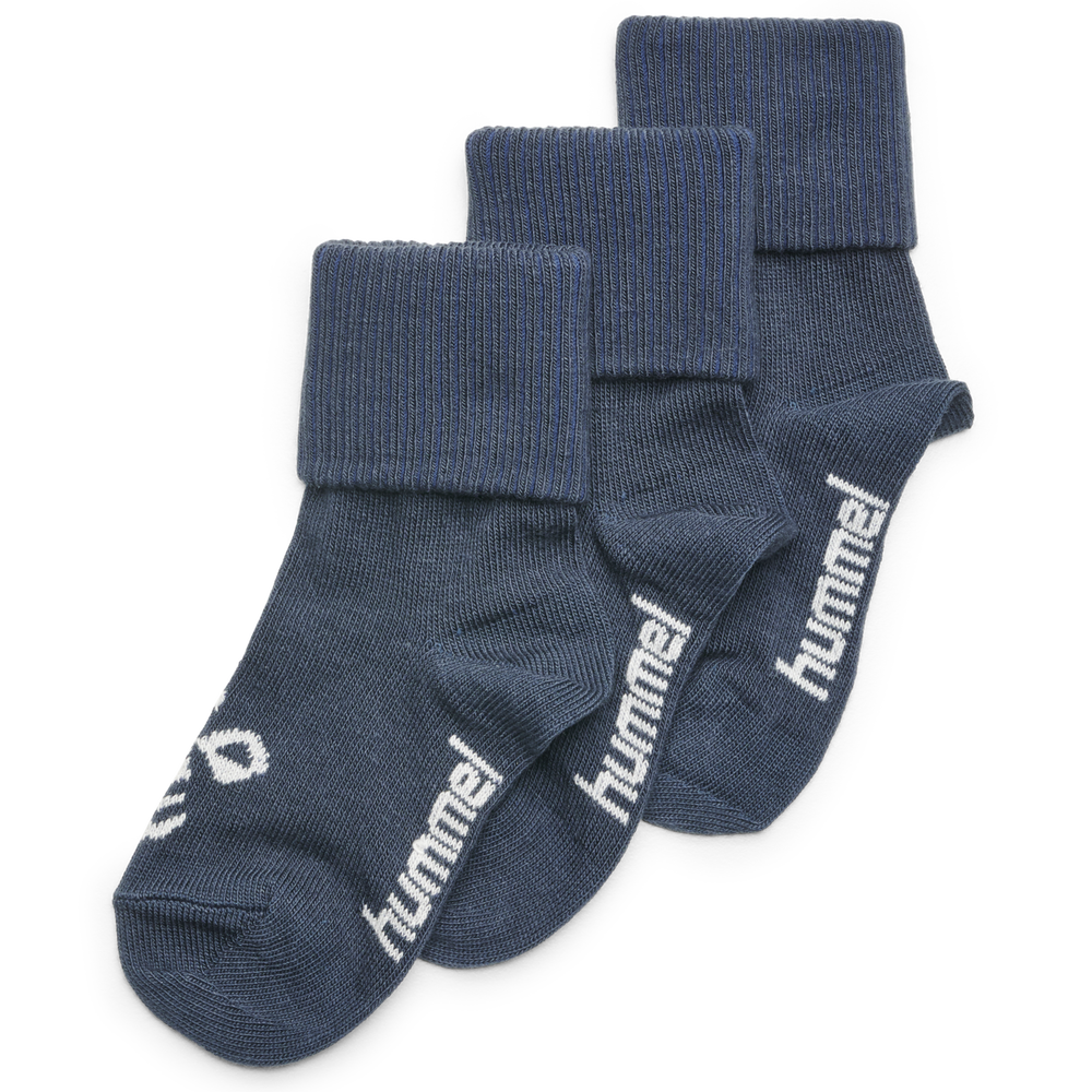Hummel sora 3 pack sock in blue nights - Image 1