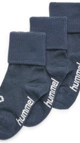 Hummel sora 3 pack sock in blue nights - Image 1