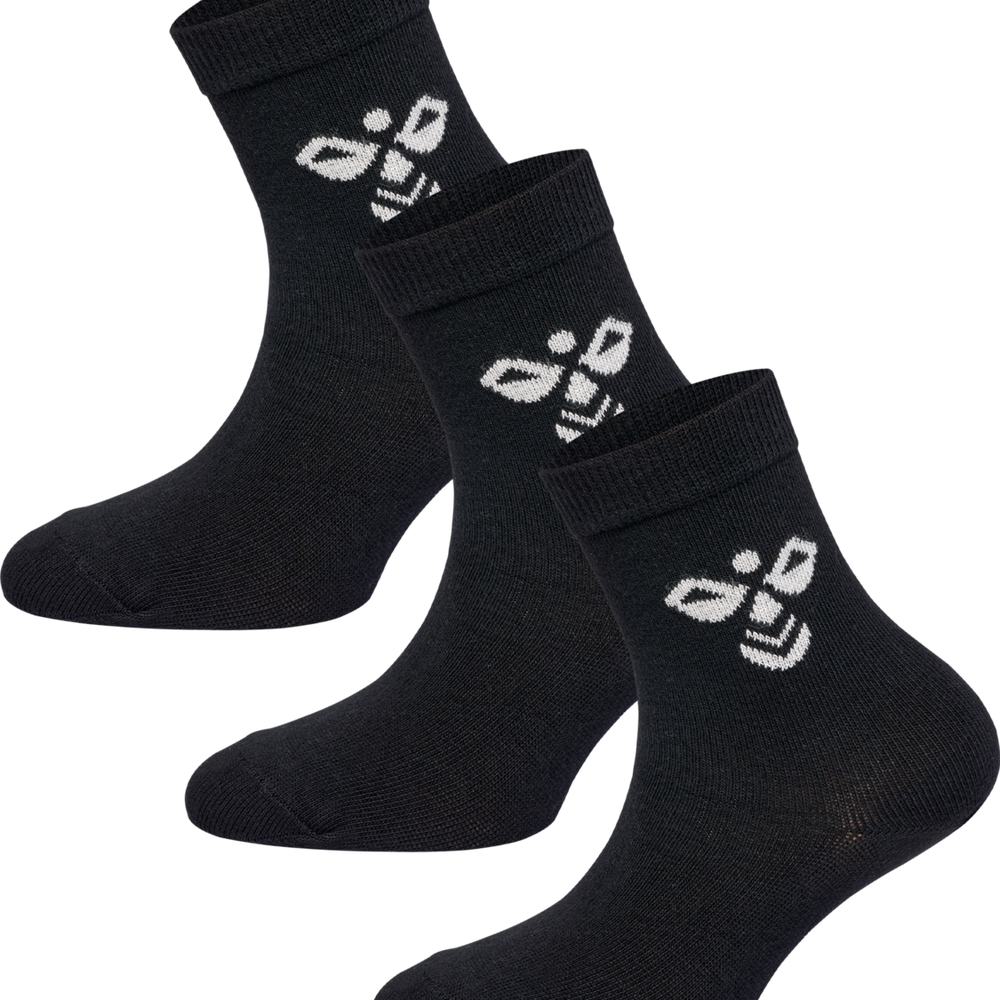 Hummel sutton 3pack sock in black - Image 1