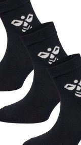 Hummel sutton 3pack sock in black - Image 1