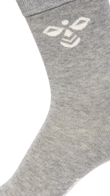 Hummel sutton 3pack sock in grey melange - Image 2