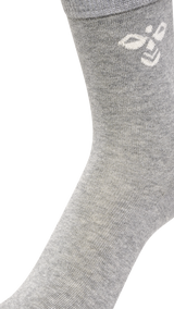 Hummel sutton 3pack sock in grey melange - Image 3