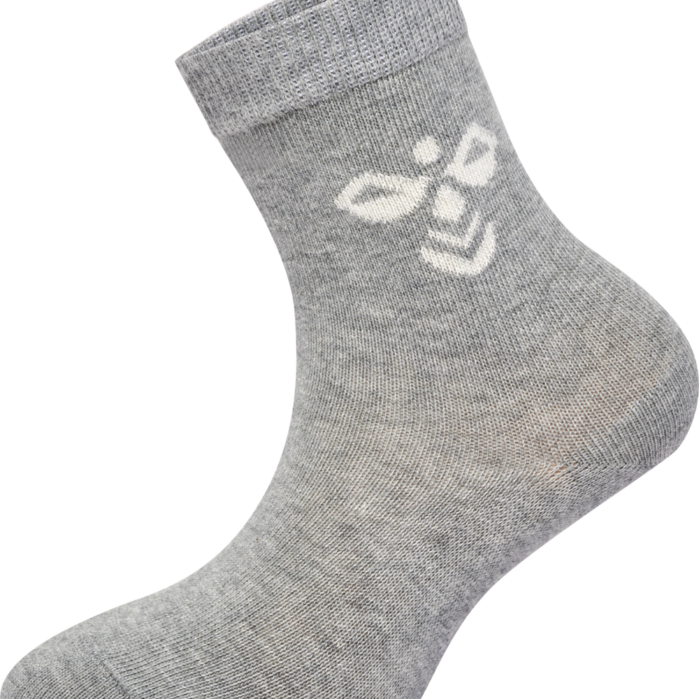 Hummel sutton 3pack sock in black grey melange blue nights - Image 2