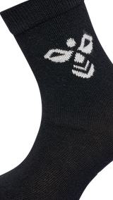 Hummel sutton 3pack sock in black grey melange blue nights - Image 3