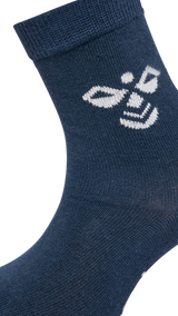 Hummel sutton 3pack sock in black grey melange blue nights - Image 4