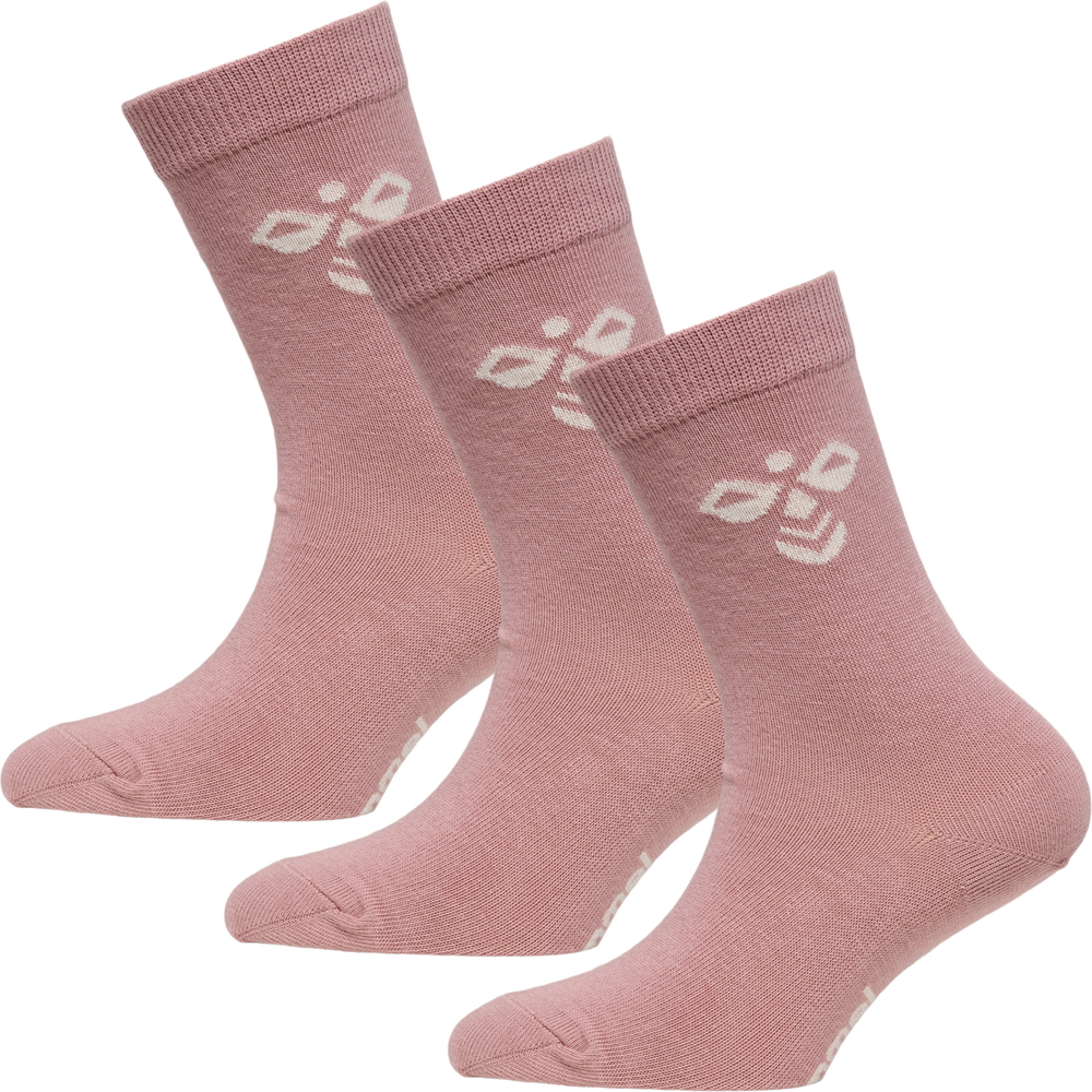 Hummel sutton 3pack sock in woodrose - Image 1