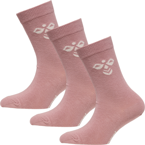 Hummel sutton 3pack sock in woodrose