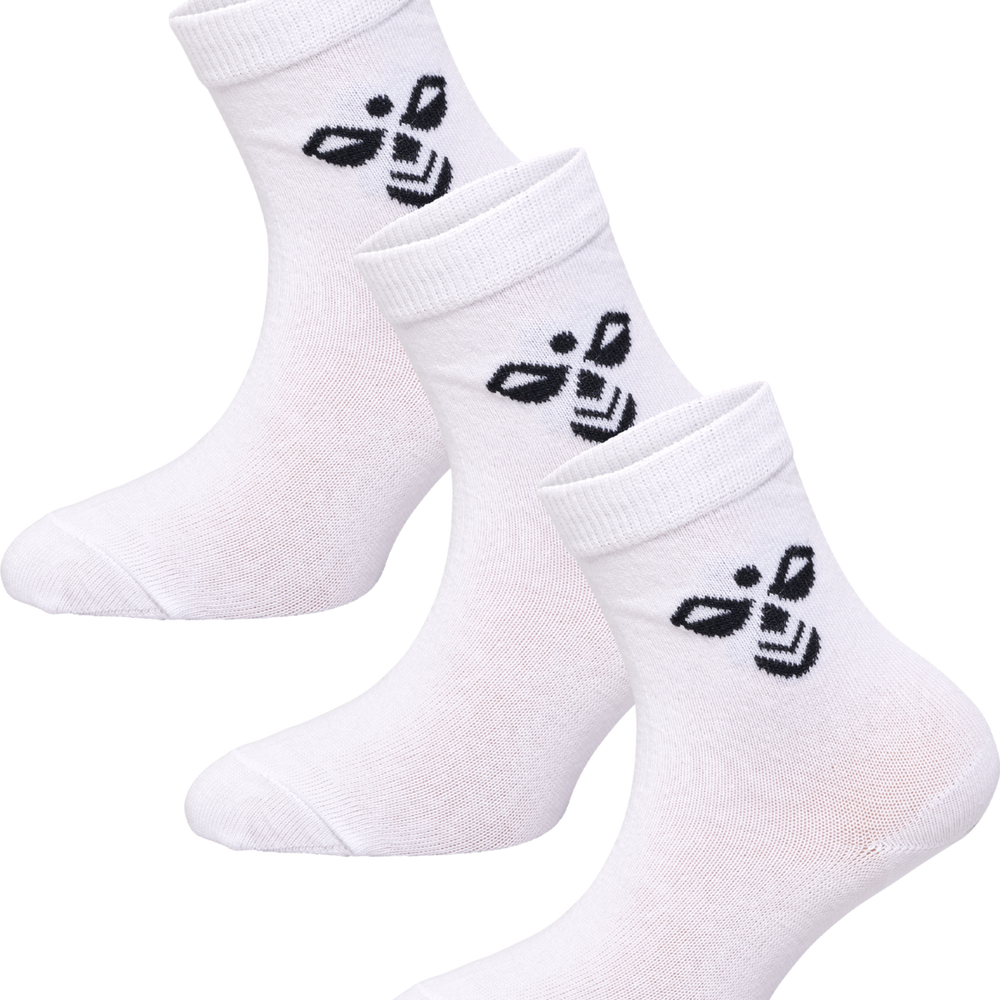 Hummel sutton 3pack sock in white - Image 1