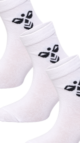 Hummel sutton 3pack sock in white - Image 1
