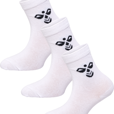 Hummel sutton 3pack sock in white