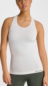 Hummel hmlTIF seamless top in white - Image 1