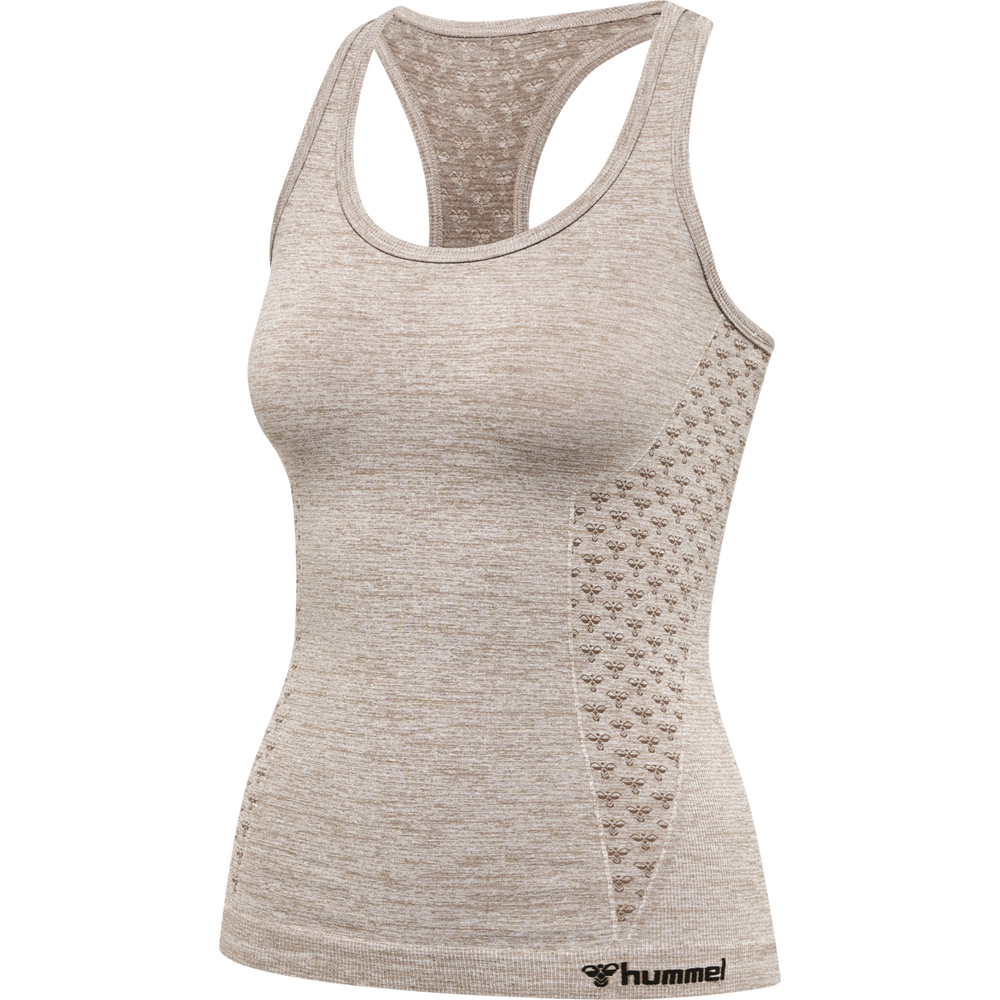 Hummel hmlCI seamless top in driftwood melange - Image 5