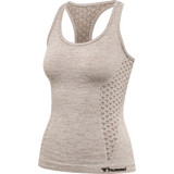 Hummel hmlCI seamless top in driftwood melange - Image 5