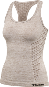 Hummel hmlCI seamless top in driftwood melange - Image 5