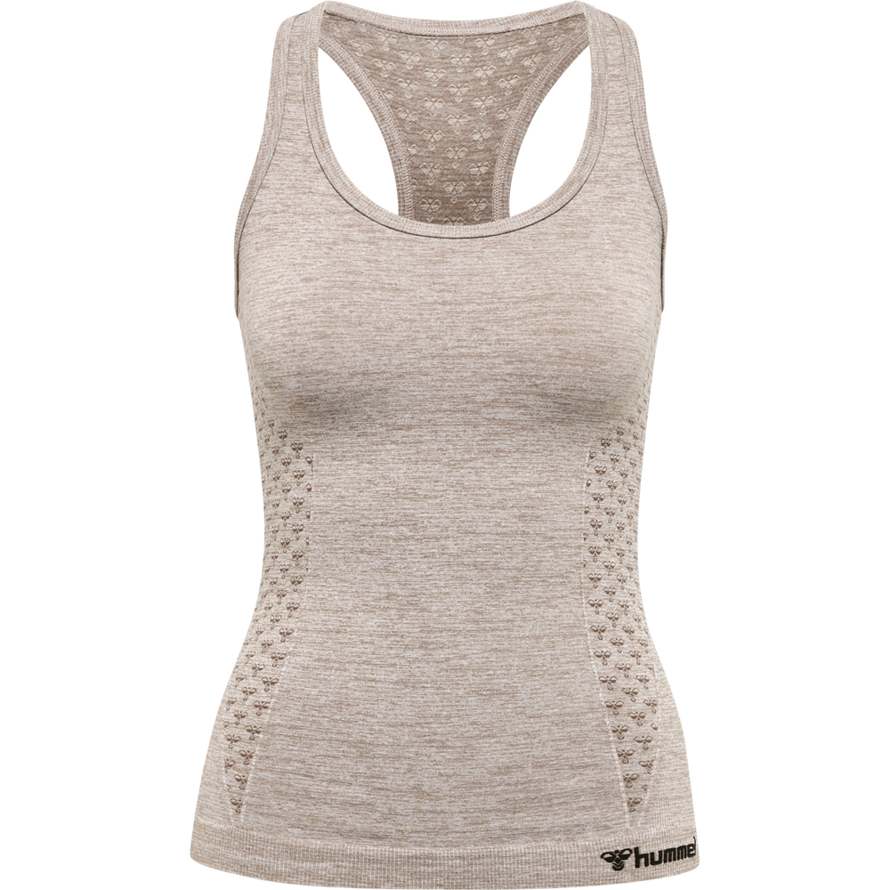 Hummel hmlCI seamless top in driftwood melange - Image 7