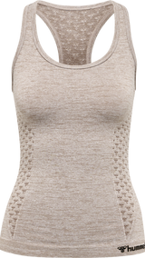 Hummel hmlCI seamless top in driftwood melange - Image 7