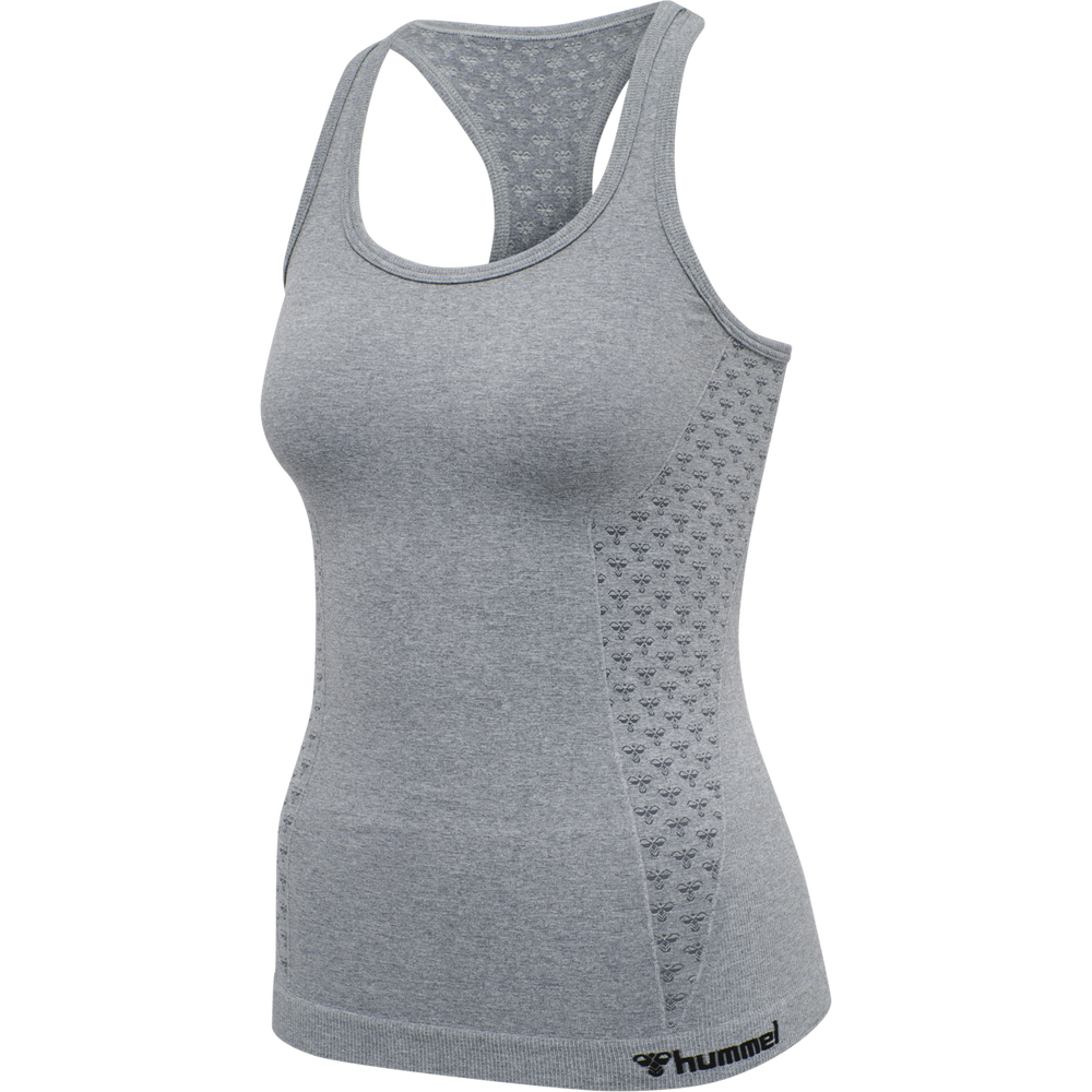 Hummel hmlCI seamless top in grey melange - Image 5