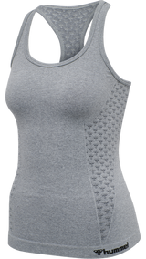 Hummel hmlCI seamless top in grey melange - Image 5