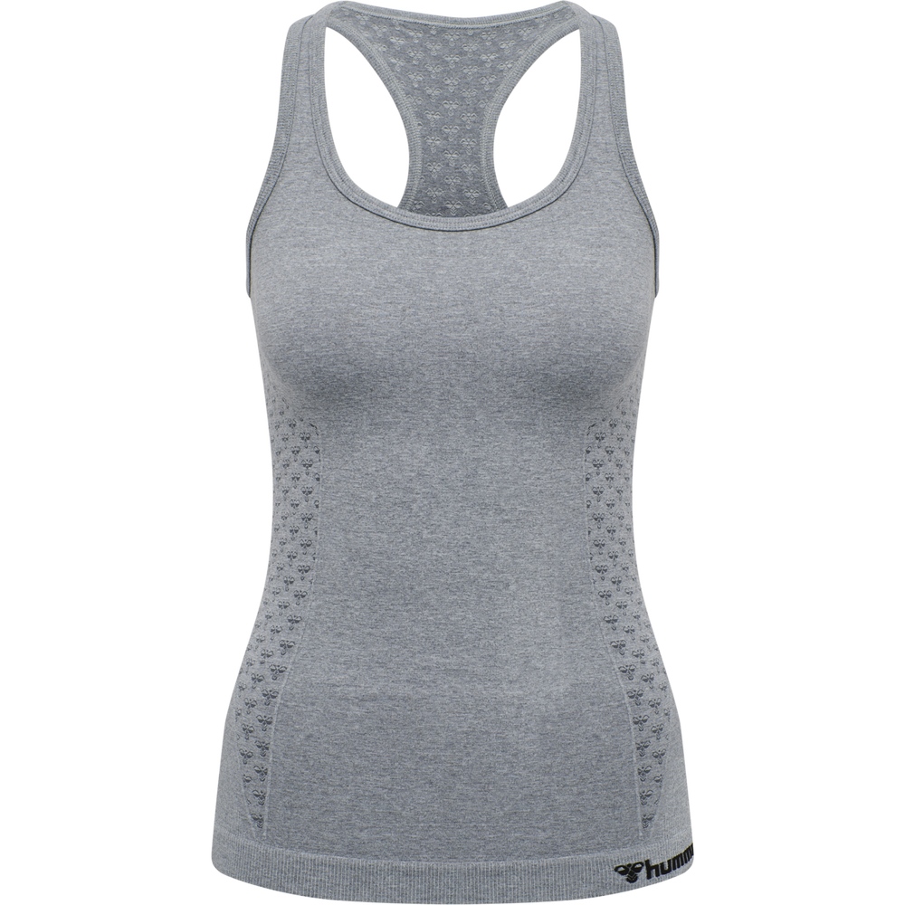 Hummel hmlCI seamless top in grey melange - Image 7
