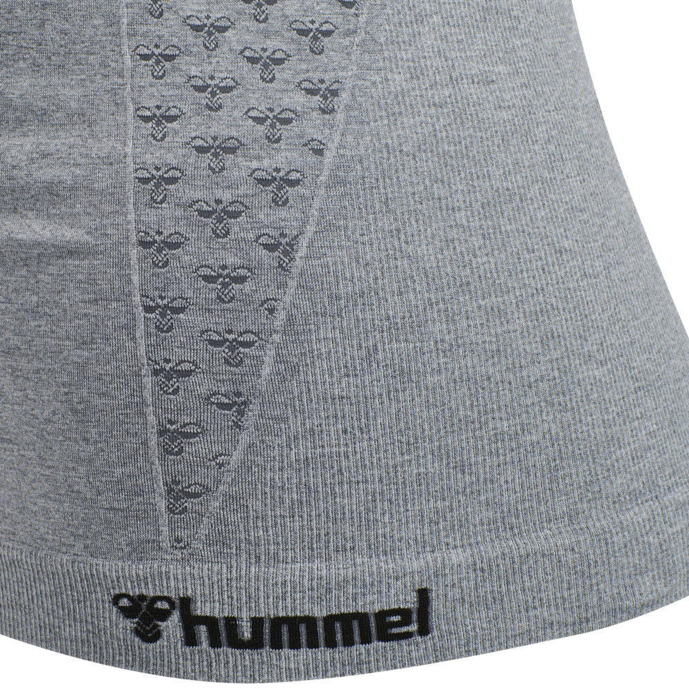 Hummel hmlCI seamless top in grey melange - Image 8