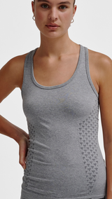 Hummel hmlCI seamless top in grey melange - Image 1