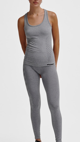 Hummel hmlCI seamless top in grey melange - Image 3