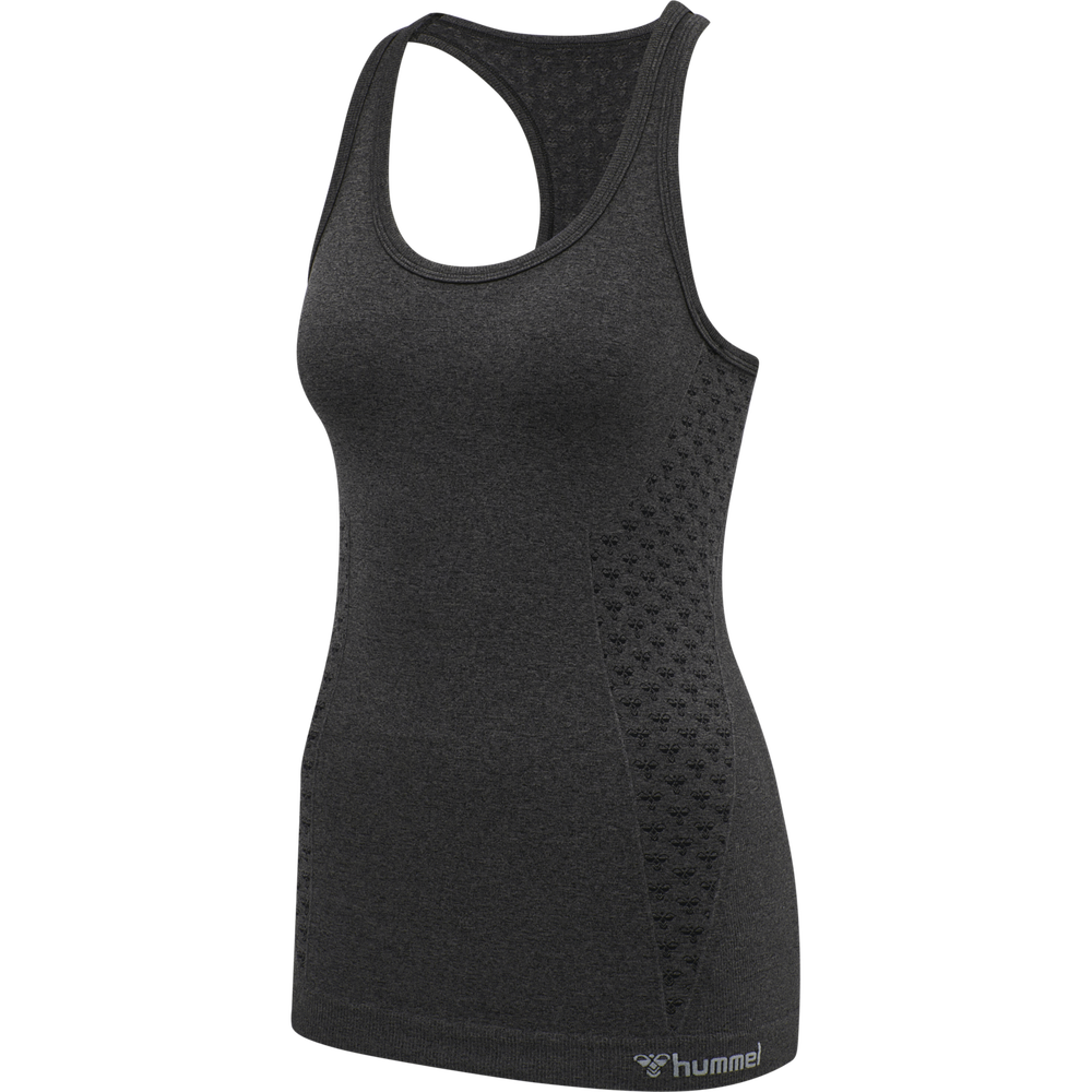 Hummel hmlCI seamless top in black melange - Image 5