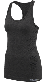 Hummel hmlCI seamless top in black melange - Image 5