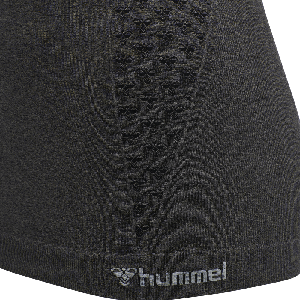 Hummel hmlCI seamless top in black melange - Image 8