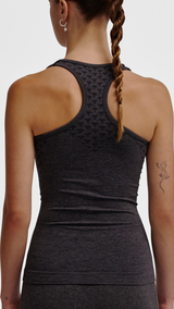 Hummel hmlCI seamless top in black melange - Image 2
