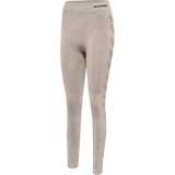 Hummel hmlCI seamless mid waist tights in driftwood melange - Image 4