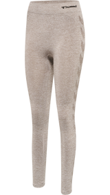 Hummel hmlCI seamless mid waist tights in driftwood melange - Image 4