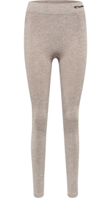 Hummel hmlCI seamless mid waist tights in driftwood melange - Image 6