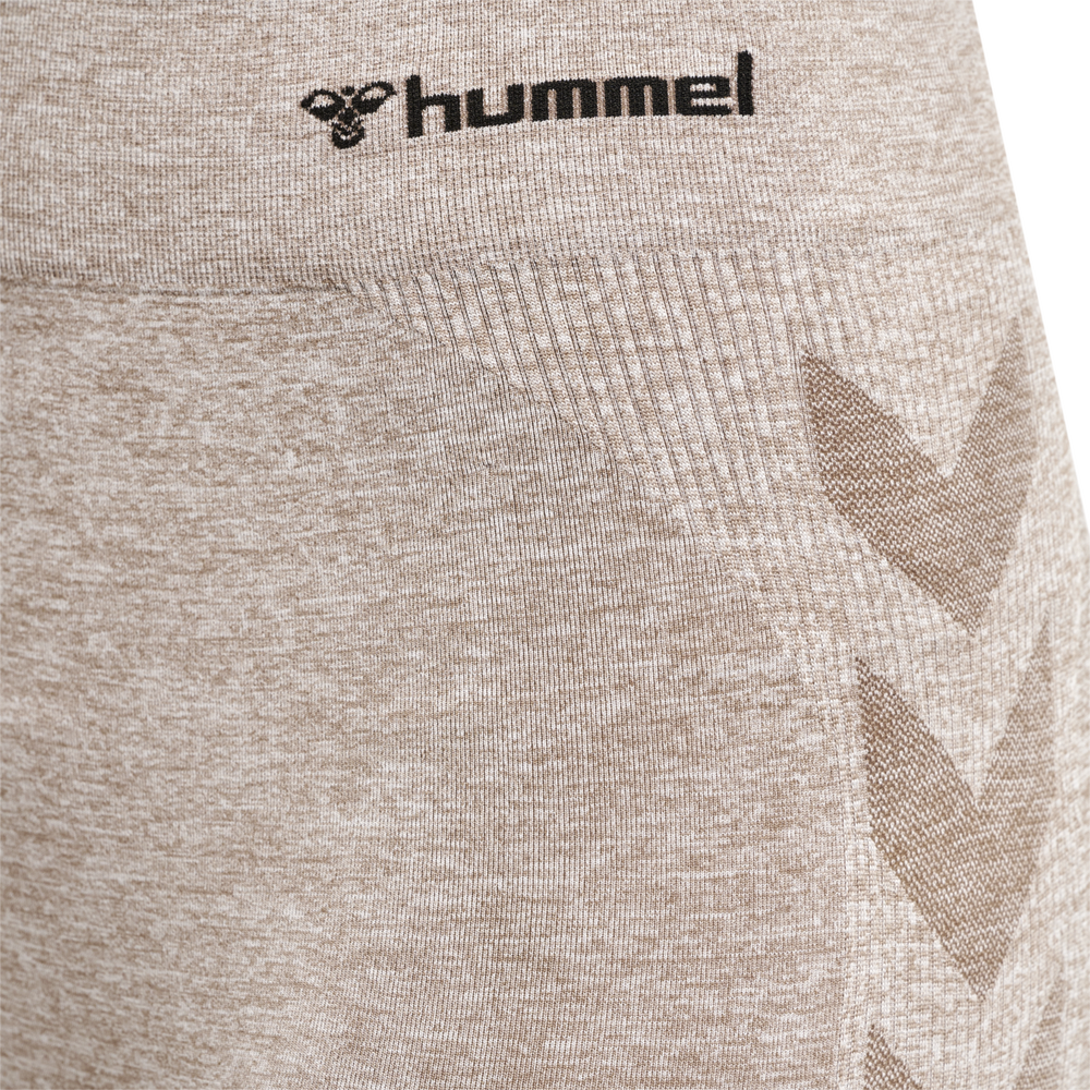 Hummel hmlCI seamless mid waist tights in driftwood melange - Image 7
