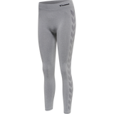 Hummel hmlCI seamless mid waist tights in grey melange - Image 5