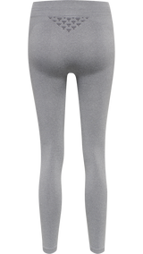 Hummel hmlCI seamless mid waist tights in grey melange - Image 6